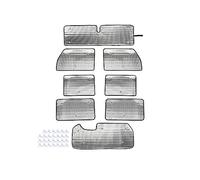 oscuranti finestrini auto Per Jeep Per Wrangler JK 2/4 Porte 2007-2017 Auto Anteriore Lunotto Posteriore Parabrezza Tenda Parasole Copertura Isolante tendine parasole auto (Size : 4 DOOR)