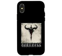 Oscurità, satanista, teufel, gotico, occulto, satana Custodia per iPhone X/XS