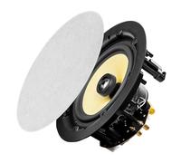 OSD ACE850 - Coppia di altoparlanti da soffitto, 20,3 cm, 120 W, griglia magnetica senza passo, tweeter girevole, griglia verniciabile