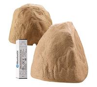 OSD Audio 8 "Wireless Bluetooth Outdoor Rock Speaker Sandstone Canyon Brown Pair IP67 Alimentazione BTR805