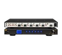 OSD Nero MX1250 DSP Matrix Amplificatore a 12 canali, sistema audio multi-room a 6 zone per tutta la casa, ingressi dual bus, equalizzatore per zona, potenza di amplificatore di