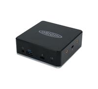Origin Storage OSDOCK-MMUSBCA replicatore di porte e docking station per laptop USB 3.2 Gen 2 [3.1 Gen 2] Type-C Nero, Argento (Origin Storage USB-C/A Docking Station with 85w PD including USB-C to US