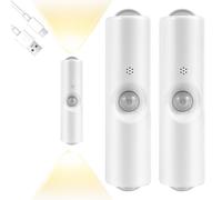 OSDUE 2 pcs Applique da Parete Interno Moderno,Lampada da Parete Dimmerabile 10CM Compatto Up Down Faretti a Induzione Luminosità Tre colori Temperatura Regolabili per Camera Corridoio Soggiorno