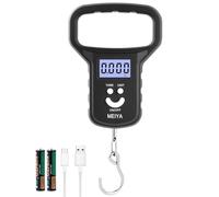 OSDUE Bilancia da Pesca,Bilancia Digitale pesa con gancio,50kg Bilancias Portatile Elettronica Professionale con Display LCD Retroilluminato,2 batterie AAA incluse per acquisti,espresso postale,pesca
