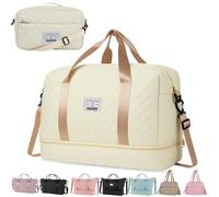 OSDUE Borsone Palestra, 51L, con Porta Scarpe, Tasca Umida, Piccola Borsa