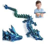 OSDUE Drago stampato in 3D, Articolato del Drago Giocattoli Agitati, Mystery Drago Uovo, Easter Regalo, Ornamenti Del Drago Per Auto Uffici E Case, Drago Stampato in 3D Nell'Uovo