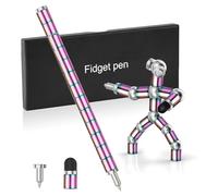 OSDUE Fidget Pen, Multifunzione Penna Magnetica Penna Fidget Regalo Uomo Bambini, Festa del Papa Idee Regalo Divertente Gadget di Sollievo Dallo Stress per Idee Pasqua Natale Colorato A