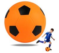 OSDUE Palline da Spiaggia Arcobaleno, 22cm PVC Palla Gonfiabile Spiaggia per Interni Esterni Spiaggia Piscina Palla Rimbalzante per Bambini Pallone Calcio Fluttuante Arcobaleno Ball Morbida Arancione