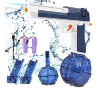 OSDUE Pistola ad Acqua Elettrica, Fino a 32 FT Pistole ad Acqua Potenti a Lunga Distanza, Pistola ad Acqua Elettrica per Adulti e Bambini, Spiaggia Estiva Festa giocattolo Blaster Ad Acqua 120cc+435cc