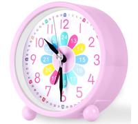 OSDUE Sveglia Bambini,Sveglia Silenziosa da Comodino A Batteria,Sveglias per bambini Didattica a Batteria per Ragazzi e Ragazze,Facile Utilizzo Sveglias Analogica al Quarzo Colora