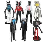 OSDUE Toilet Statue, Toilet Toy, Skibidi Figurine, Decorazioni Compleanno Mini Figurine Regalo Giocattoli, Regali Collezione Per Bambino E Amanti Del Gioco