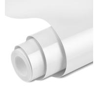 OSDUE Vinile Termoadesivo per Tessuti, Bianco Termovinile per Tessuti, 30.5CM×152CM Rotoli di Vinile Trasferimento Termico, per T-Shirt, Abbigliamento, Regali Fai Da Te