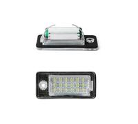 OSEAY 2Pcs Canbus Nessun errore LED Lampada targa posteriore adatta for Audi A3 8P Q7 4L A6 C6 RS6 A4 B6 B7 S4 RS4 A5 8F S5 A8 S8 Luci automatiche(Size:18 SMD)