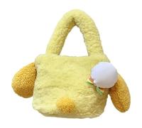 Oseczmut Borsa a tracolla in peluche, borsa sotto le braccia in peluche | borsa in peluche per le signore dei cartoni animati | borsa da incontro in peluche con pelliccia, borsa elegante e comoda per