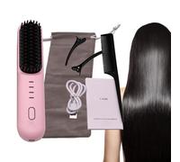 Oseczmut Pettine per capelli da donna, pettine per capelli - Spazzola per lisciare i capelli Pettine termico ionico negativo | Spazzola lisciante a riscaldamento rapido, piastra per pettine caldo,