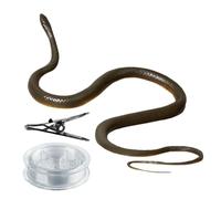 Oseczmut Ripieno di serpente con spago,Prank di serpente con pinza a corda, Ripieno di serpente da golf, scherzo serpente divertente da golf, ripieno di serpente realistico con pinza a corda, serpente