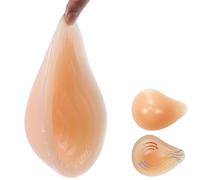 OSEMISS Forme del Seno in Silicone a Forma Asimmetrica autoadesiva - Protesi Sinistra/Destra Transgender Crossdresser Mastectomia Coppa A - F,Left Side Only,AA Cup :150g