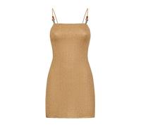 Oseree - Abito corto Lumière con perline - - Dresses - Donna - Giallo - S