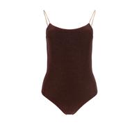 Oséree Brown Metal One-Piece Swimsuit - S