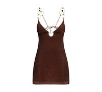 Oséree Brown Polyamide Cocktail Dress - M