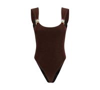 Oséree Brown Polyamide One-Piece Swimsuit - M