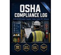 OSHA Compliance Log: 4-in-1 System | Inspection, Training, Incident & PPE Records | 29 CFR 1910 & 1926 Documentation