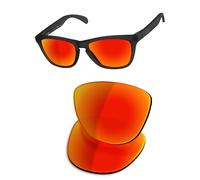 OSharp Lenti di ricambio per occhiali da sole Oakley Frogskins Range OO9284-55 mm, protezione UV e vestibilità perfetta
