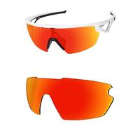 OSharp Lenti di ricambio per occhiali da sole Oakley Sphaera OO9403, polarizzate HD, a specchio, protezione UV e perfettamente adattabili, Rosso Fuoco Specchiato - Polarizzato HD