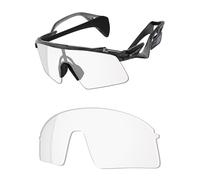 OSharp Lenti di ricambio per occhiali da sole Oakley Stunt Wing OO9519, polarizzate HD, a specchio, protezione UV e perfettamente adattabili, Hd Clear - Non polarizzato