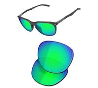 OSharp Lenti di ricambio per occhiali da sole Oakley Thurso OO9286A, 54 mm, polarizzate HD, a specchio, protezione UV e perfettamente adattabili, colore: verde giada a specchio