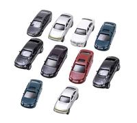 Oshhni 10 Pezzi Mini Modelli Auto Diorama Veicoli in Miniatura Decorativa Fai -da -Te 1/75 per Layout architettonico di Sabbia di Strada ferroviaria