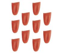 Oshhni 10x Realistico Lingua Finta Trucchi Giocattoli Oggetti di Scena Scherzi Halloween Lingua Finta per Le Vacanze Spettacolo Maghi