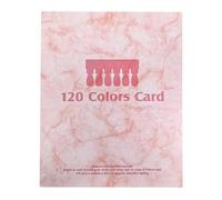 Oshhni 120 libri di colori per unghie, di colori per unghie, strumenti per manicure, tabella espositiva per smalto e gel per salone, Rosa