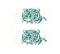 Oshhni 2 Adesivi Decorativi a Forma di Animali per Auto E Altri Veicoli. Installazione Facile E Divertente, Bianco Rosso