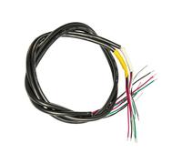 Oshhni 2 cavi di collegamento per circuito chitarra elettrica da 17,72" con guaina in PVC versatile, cavo pickup per la sostituzione della riduzione del