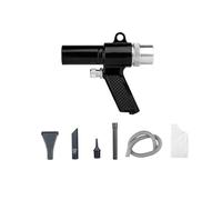 Oshhni 2 in 1 Air Duster Soffiatore Utensili Pneumatici Tubo di Raccolta a Polvere Multifunzionale Kit di Aspirazione Aspirapolvere Portatile Senza Fili, Pvc Metallico