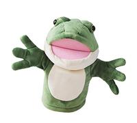 Oshhni 2 Pezzi Burattino Animale Giocattolo Fantasia Immaginazione Morbido Peluche con Bocca Mobile Favorisce Lo Sviluppo E Comunicativo ADA, 28x16cm