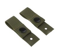 Oshhni 2 Pezzi Cinghie Retentive Occhiali Casco Band Elastico Universale Fix Casco in Nylon Rame Alto Elastica Adatto Uso Militare Esercitazioni Outdo, Verde