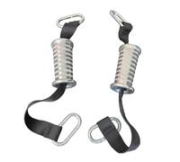 Oshhni 2 Pezzi di attacchi per tricipiti con Corda per trazioni Antiscivolo in Lega di Alluminio per Cavi da Palestra per Esercizi di Bodybuilding