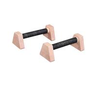 Oshhni 2 Pezzi di Barre per Flessioni, Attrezzature per Il Fitness Domestico, Assi di Legno per Allenamento della per Uomini, Blocchi per Barre per, 25 Cm
