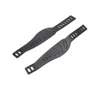 Oshhni 2 Pezzi di Cinghia per Pedale per Cyclette Regolabile, Parti per Cyclette, Attrezzatura Resistente, Nera