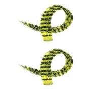 Oshhni 2x Extension per capelli colorati, accessori per capelli, 18,11 pollici lisci, parrucca con mèches per Halloween, travestimenti, regalo di Capodanno, Giallo