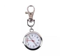 Oshhni 2x Orologio Da Tasca per Infermiere, Orologio Portachiavi, Orologio Da Taschino Portatile Casual Da Donna per Infermiere con Fibbia a Chiave per
