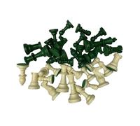 Oshhni 32 Pezzi degli Scacchi, rompicapo, Accessori per Il Gioco della Dama, pedine, re, Pezzi degli Scacchi per Adulti e Bambini, per Interni
