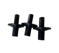 Oshhni 3x Manicotti per piatti Manicotto per batteria Accessorio musicale portatile a doppia testa, Robusto supporto per piatti per accessori a percussione