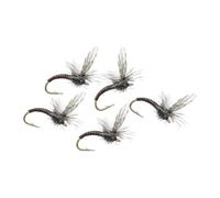 Oshhni 5 Pezzi di Mosche domestiche per la Pesca a Mosca con Scatola di immagazzinaggio, durevolezza, Kit di Esche Artificiali Multi-robuste per la Pesca a