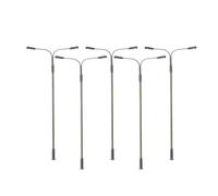 Oshhni 5 Pezzi Modello di lampioni in Miniatura per Esterni, Lanterne per sentieri, per Treni ferroviari, Modelli per Layout di tavoli di Sabbia, Altezza 12.5 Cm