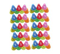 Oshhni 70x Mini Coni Sportivi Antivento Coni da Slalom Bicchieri per Pratica di Pattinaggio Bicchieri in Pile per Giochi da Interno ed Esterno Palestra
