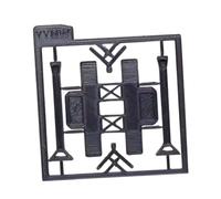 Oshhni Accessori per Diorama per Auto in 1:64, Collezione simulata di parcheggio per Auto, Decorazione di Scene di Garage, Mini Creativo per, Sollevatore a Due Colonne