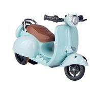 Oshhni Accessorio per Bambola, Motocicletta, Personaggio dei Cartoni Animati, Libreria, Decorazione, Paesaggio, Oggetto di Scena, Bicicletta, Blu